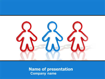 Social Interaction Presentation Template, Master Slide