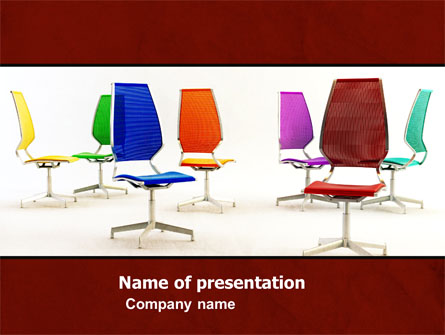 Chairs Presentation Template, Master Slide