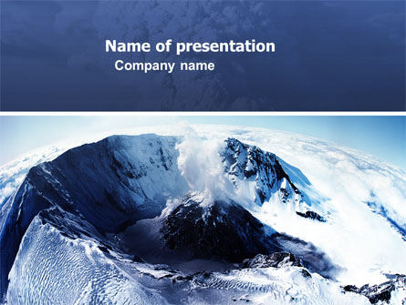 Volcanic Crater Presentation Template, Master Slide