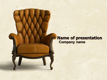 Armchair Presentation Template, Master Slide