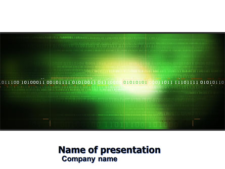 Information Galaxy Presentation Template, Master Slide