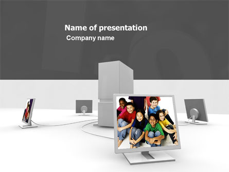 Social Web Presentation Template, Master Slide