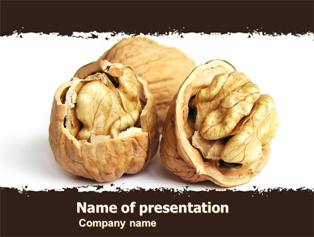 Walnut Presentation Template, Master Slide