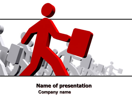 Business Career Growth Presentation Template, Master Slide