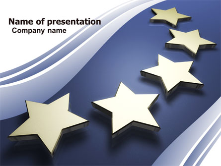 Stars Of European Union Presentation Template, Master Slide