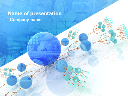 Developed Network Presentation Template, Master Slide