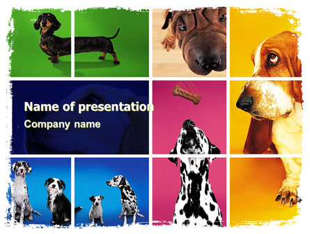 Dog Breed Presentation Template, Master Slide