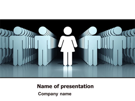 Gender Inequality Presentation Template, Master Slide