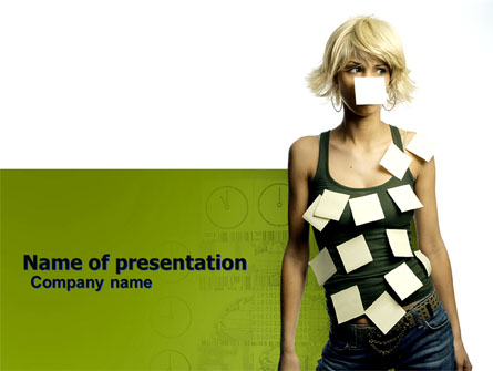 Reminders Presentation Template, Master Slide