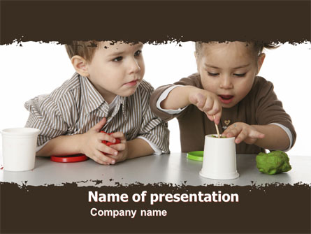 Plasticine Presentation Template, Master Slide