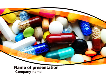 Drug Treatment Presentation Template, Master Slide