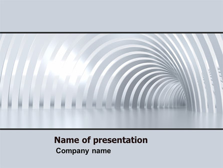 Gray Tunnel Presentation Template, Master Slide