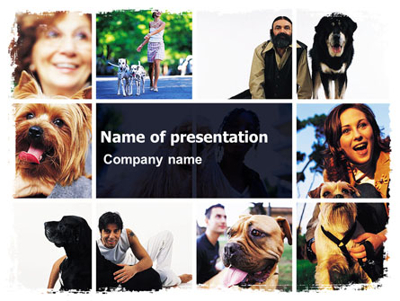 Dogs Presentation Template, Master Slide