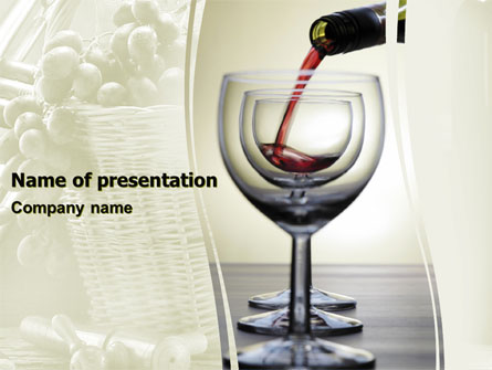 Wine Presentation Template, Master Slide