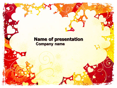 Affectionate Presentation Template, Master Slide