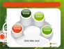 Green Background With White Vegetative Decor slide 12