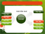 Green Background With White Vegetative Decor slide 14