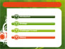 Green Background With White Vegetative Decor slide 3