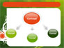 Green Background With White Vegetative Decor slide 4