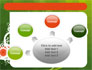 Green Background With White Vegetative Decor slide 7