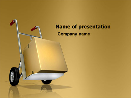 Handcart Presentation Template, Master Slide