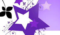 Violet Stars Presentation Template