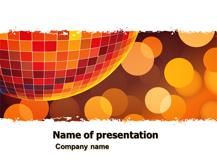 Disco Presentation Template, Master Slide