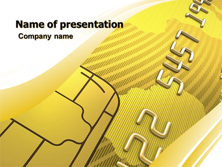 Bank Credit Card Presentation Template, Master Slide