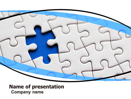Blue Conundrum Presentation Template, Master Slide