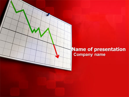 Rate Decrease Presentation Template, Master Slide