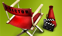 Film Director Chair Presentation Template