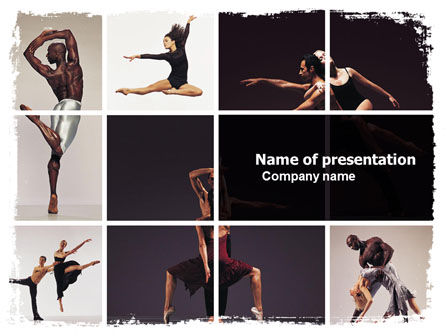 Contemporary Dance Presentation Template, Master Slide