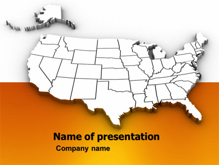 American States Presentation Template, Master Slide