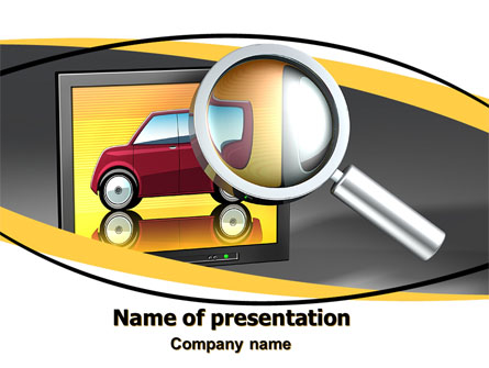 Auto Search Presentation Template, Master Slide