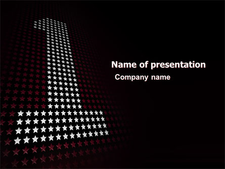 Number One Presentation Template, Master Slide