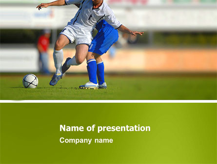 Football Match Presentation Template, Master Slide