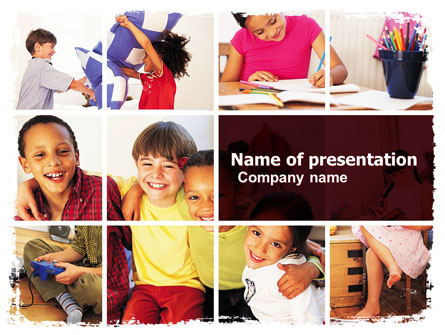 Kids Time Presentation Template, Master Slide