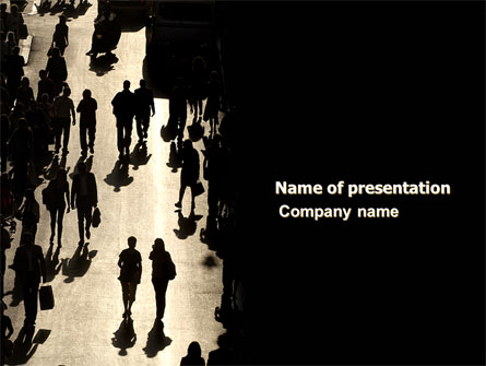 Crowd Presentation Template, Master Slide