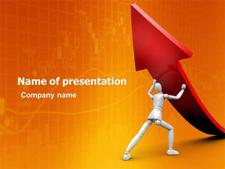 Forcing Improving Growth Presentation Template, Master Slide