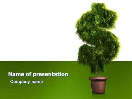 Dollar Tree Presentation Template, Master Slide