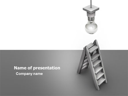 Lightbulb Presentation Template, Master Slide