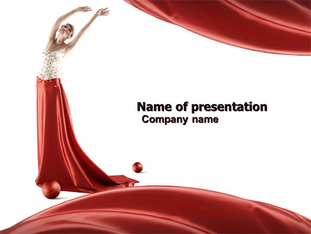Red Elegance Presentation Template, Master Slide