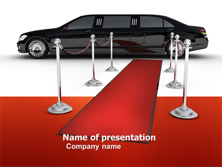 Limousine Presentation Template, Master Slide