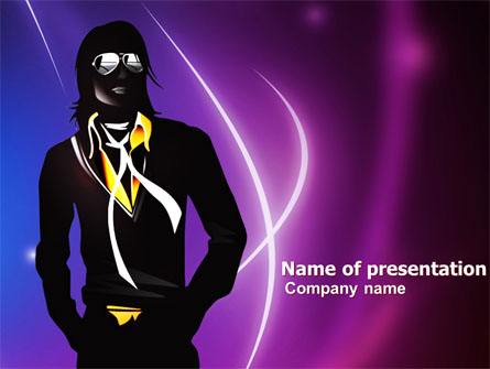 Michael Jackson Free Presentation Template, Master Slide