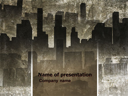 Dark City Presentation Template, Master Slide