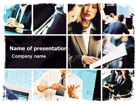 Business Training Presentation Template, Master Slide