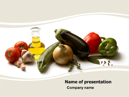 Grocery Products Presentation Template, Master Slide