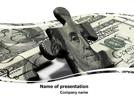 Dollar Bill Presentation Template, Master Slide