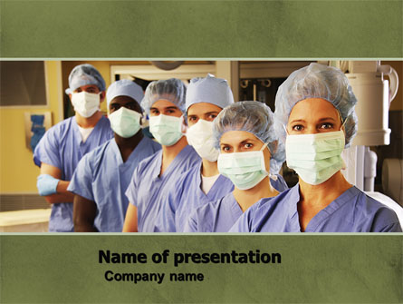 Medical Personnel In Hospital Presentation Template, Master Slide