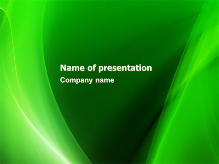 Emerald Green Presentation Template, Master Slide